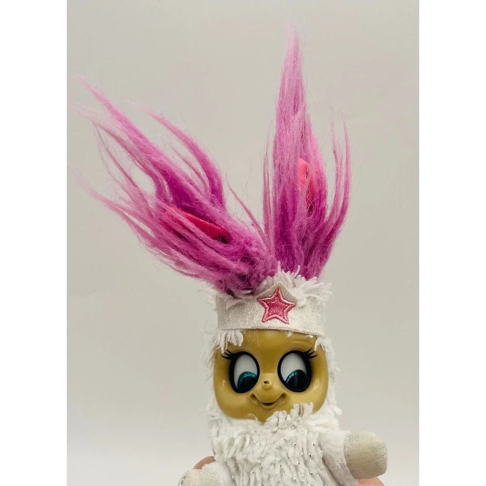 Fur Babies World Princess Melina Bush Baby White Pink Plush Star 6